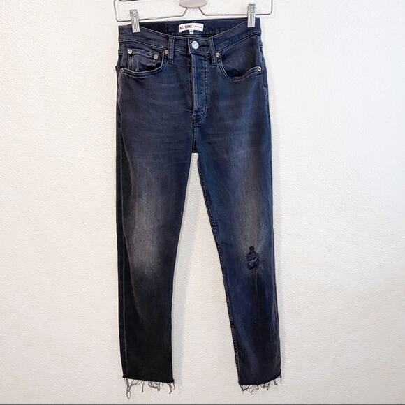 Re/Done Originals High Rise Ankle Crop - Picture 1 of 7